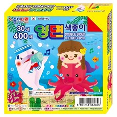 JONG IE NARA 雙面色紙 400張, 1組, 30色