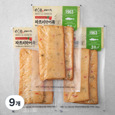 고래사어묵 파프리카사각어묵, 130g, 9개