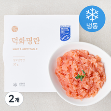 덕화푸드 알로만 명란 (냉동), 50g, 2개