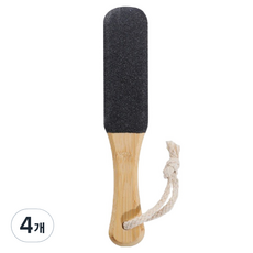 몽구밍 넙적이 각질 제거기 블랙, 55g, 4개, 1개입