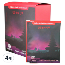 1kg COFFEE 1公斤咖啡深夜的散步濾掛咖啡, 10g, 5件, 4個