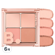 비바이바닐라 무드 온 아이 팔레트, 12 피치 코어, 6개