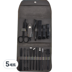 나르웰 데일리 네일 아트 손톱깎이 16종 세트, 5세트, 그레이