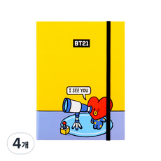 스튜디오에잇 라인프렌즈 BT21 다이어리M, 타타, 4개 타타, 4개