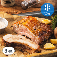 푸드장 바베큐 폭립 600g + 고왕크리미 어니언 드레싱 40g 세트 (냉동), 640g, 3세트