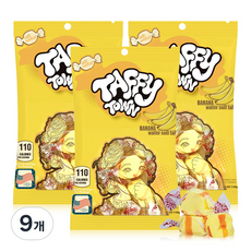 타피타운 소프트 캔디 바나나맛, 56g, 9개