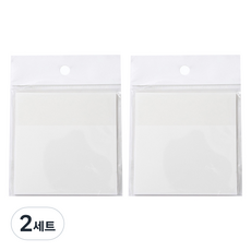 MaDaKkuMi 透明便條紙 S 50p + L 50p 套組, 單一顏色, 2套