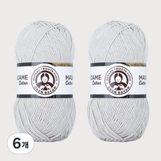 DIKTAS Madame棉紗亞克力混紡針織線 2入, 3.雛菊, 6個