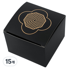 뮤니드 그레이스 꽃 케이스, 15개, 다크블랙