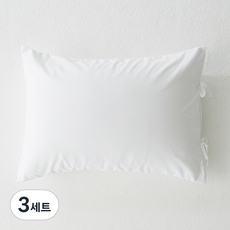 라뽐므 노르빅 호텔 베이직 베개솜 + 베개커버 리본형 세트, 퓨어화이트 + 어반화이트, 3세트
