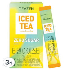 TEAZEN 茶禪 零糖檸檬綠茶冰茶, 5g, 3個, 10入