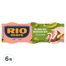 리오마레 엑스트라버진 올리브 오일 참치, 65g, 6개