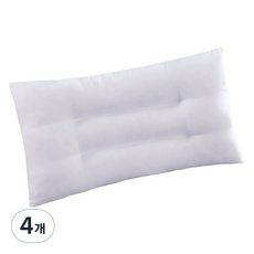 BETWEEN柔軟枕頭棉 500g, 4個, 白色的