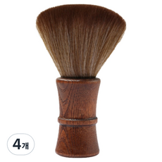 Radelli 簡約刮鬍起泡刷 棕色, 4個, 1入