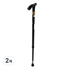 웰비 노바 2단 고급 지팡이, 검정, 2개