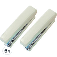 deLi 得力 圓頭迷你釘書機 10號針 粉彩款, 粉彩綠, 6個