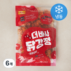 비비큐 더바삭 닭강정 매콤양념 (냉동), 500g, 6개