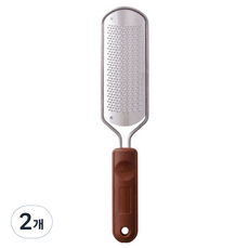 GLOWUS 柔軟足部去角質搓板 棕色M, 112g, 2個, 1入