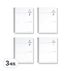 씨엔지 tobe 4칸 수학 연습장 VI 4종 세트, 랜덤발송, 3세트