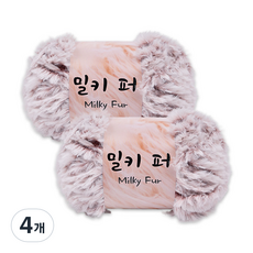 밀키퍼 뜨개실, 21 화이트버건디, 4개