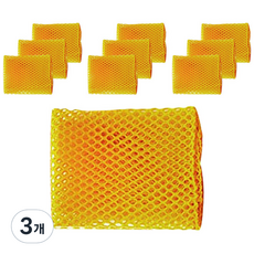 선우랜드 퓨어썬데이 망사 수세미, 10개입, 3개