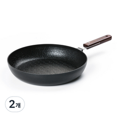 SILVERSTAR IH 우드 후라이팬, 28cm, 2개
