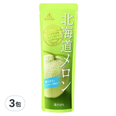 Gold-Pak 風味果汁棒 北海道哈密瓜, 80g, 3包