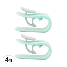 엘케이에이치 밀림방지 이불 고정 집게, 그린, 4개