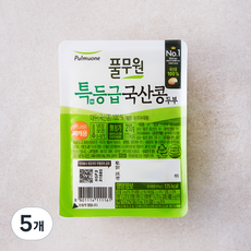 풀무원 국산콩두부 찌개용, 210g, 5개