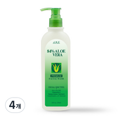 JNC 蘆薈 84% 蘆薈高級潔面乳, 240g, 4瓶