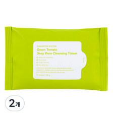 성분에디터 그린 토마토 딥 포어 클렌징 티슈, 10매입, 2개