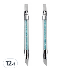 마켓A 셀프 네일 도구 실리콘 펜, 12개, 블루