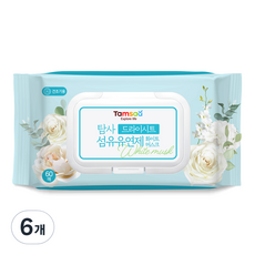 탐사 드라이시트 섬유유연제 화이트머스크, 60개입, 6개