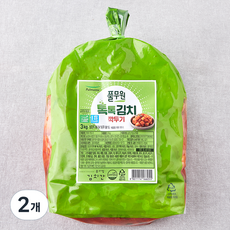 풀무원 톡톡 깍두기, 3kg, 2개