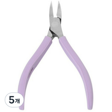 탑투 네일 케어 니퍼 큐티클제거, 5개, 퍼플