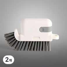 Malltoday 清潔小精靈 廚房 浴室 縫隙 窗框 清潔刷, 灰色, 2個