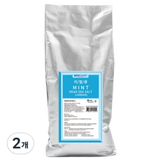 바스참 사해소금 민트 입욕제 리필, 1kg, 2개