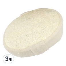 글링 厚實絲瓜絡沐浴巾, 1入, 單一顏色, 3個