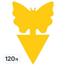 果蠅黏蟲板 黃色, 120個, 9g