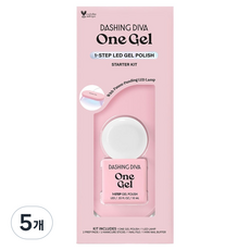 데싱디바 젤네일 원젤 컬러 키트, 다이콘, 10ml, 5개