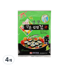 지도표성경 구운김밥김 10매, 17g, 4개