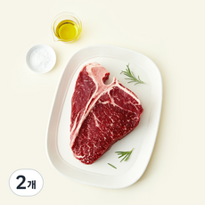 전통참한우 엘본 1+등급 스테이크용 (냉장), 2개, 600g