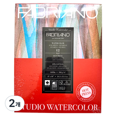 FABRIANO Boutique 新水彩素描本 19123001-1SIDE GLUED BLOCK 細紋 300g 203 x 254 mm HP01