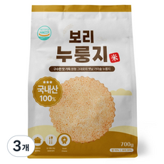 매홍 국내산 보리 누룽지, 3개, 700g