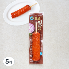 청정원 불고기 왕꼬치 소시지, 90g, 5개