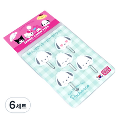 buyhearts 帕恰狗造型夾5件組, 6套, 5入