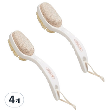 Barommall 足部角質護理刷 白色, 4個, 61g, 1入