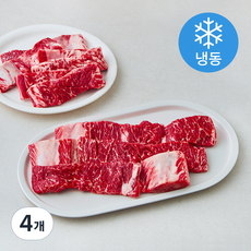 미국산 초이스 칼집 포갈비 (냉동), 4개, 1.2kg