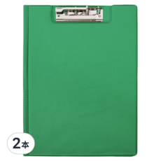 Lan CHYn 連勤牌文具 PVC 強力丹麥夾 LC-2002 G, 綠色, 2本