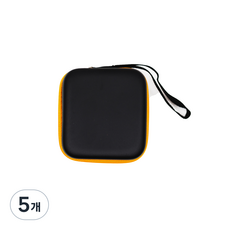 파인텍 휴대용 잉크병 파우치 오렌지, 5개